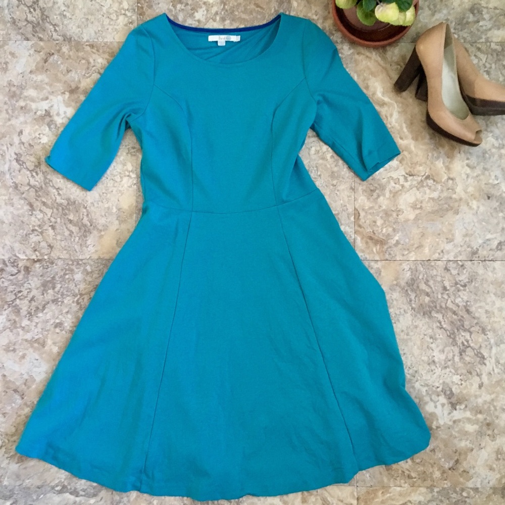 Boden Alice Ponte flared dress